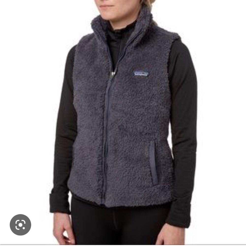 Patagonia" Los Gatos Fleece-Vest-Dark Gray-Size L -Good Condition - Picture 3 of 15